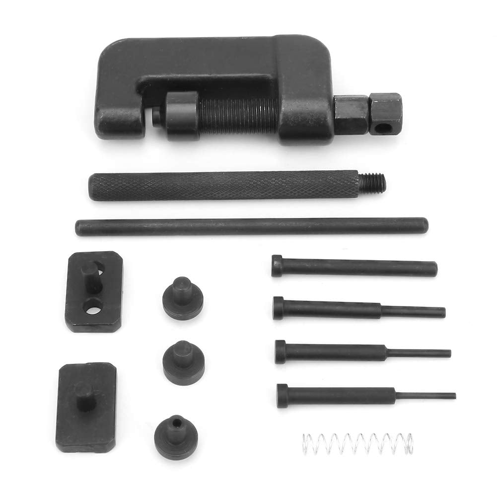 13PC Motorcycle Chain Breaker Rivet Tool Set with Carrying Case O941662