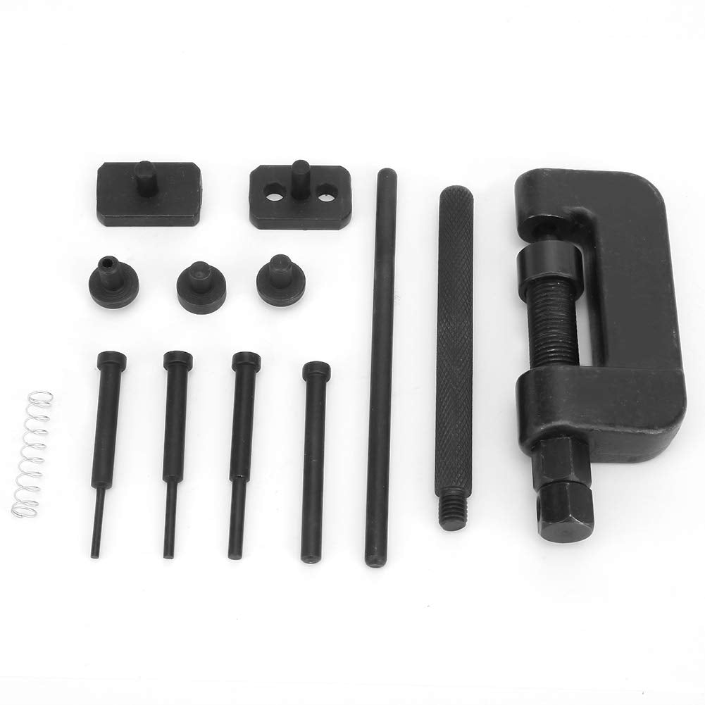 13PC Motorcycle Chain Breaker Rivet Tool Set with Carrying Case O941662
