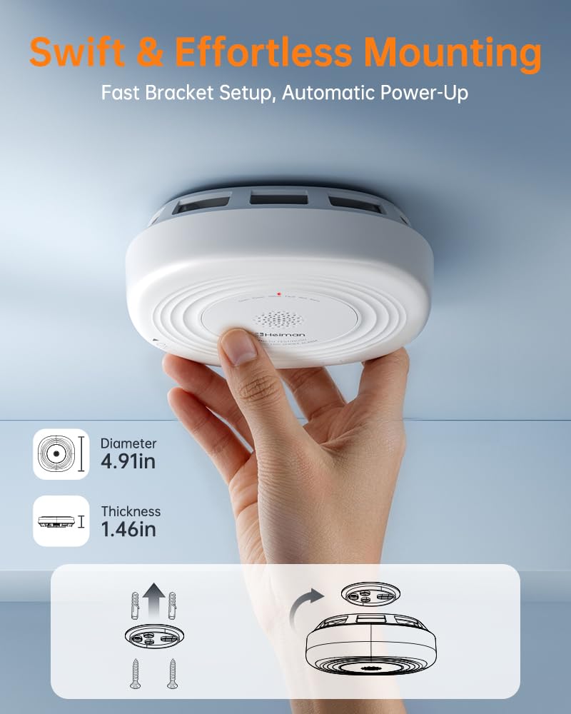 Smoke Detector 10 Year Battery 1-Pack X859