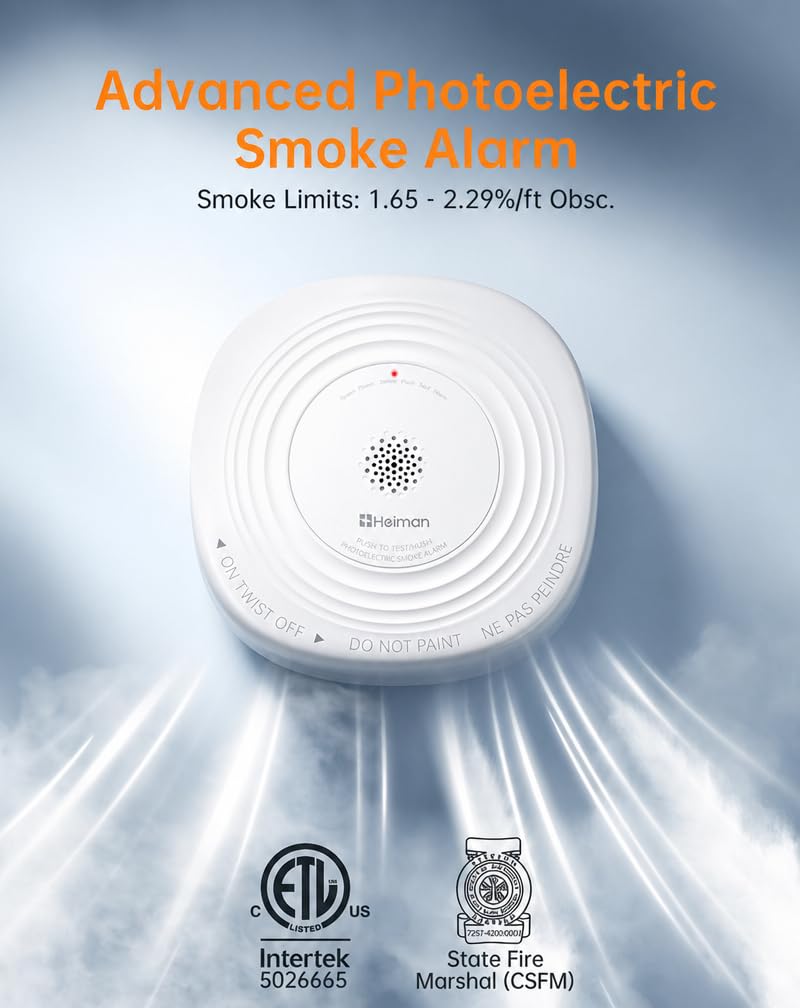 Smoke Detector 10 Year Battery 1-Pack X859