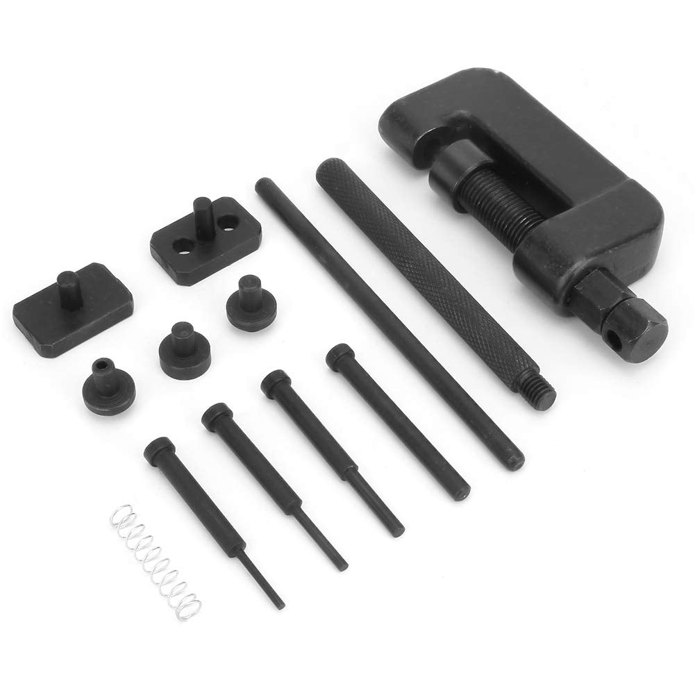 13PC Motorcycle Chain Breaker Rivet Tool Set with Carrying Case O941662