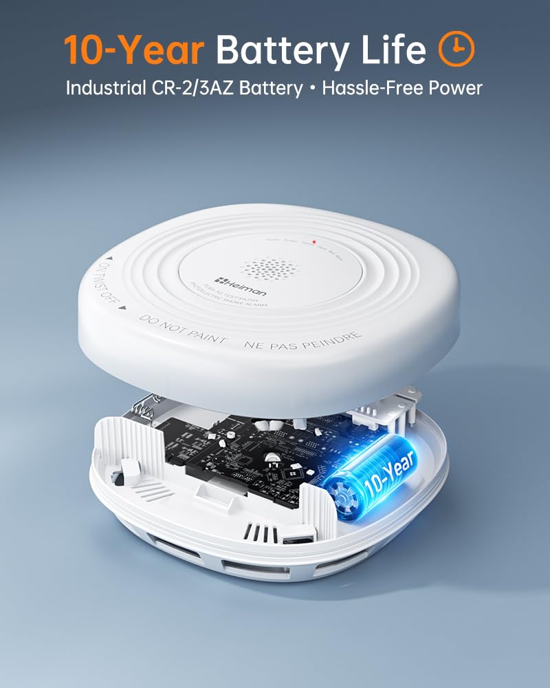 Smoke Detector 10 Year Battery 1-Pack X859