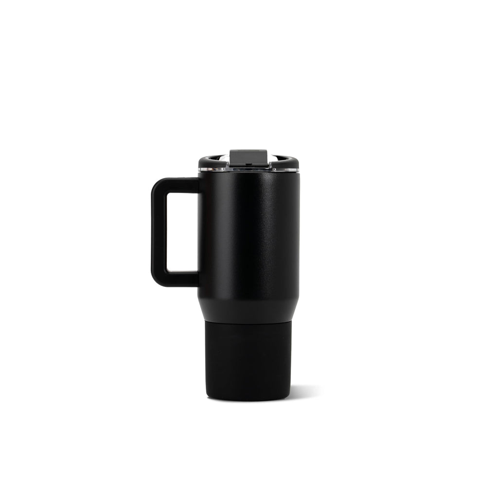 20oz Ceramic-Lined Mug with Handle, Black Y66483