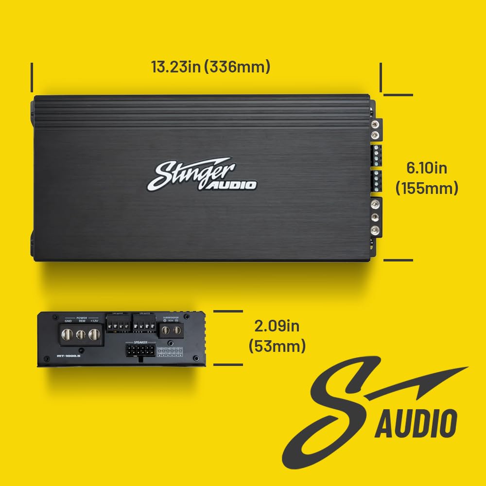 1200W 5-Channel Class D Car Audio Amplifier R81507