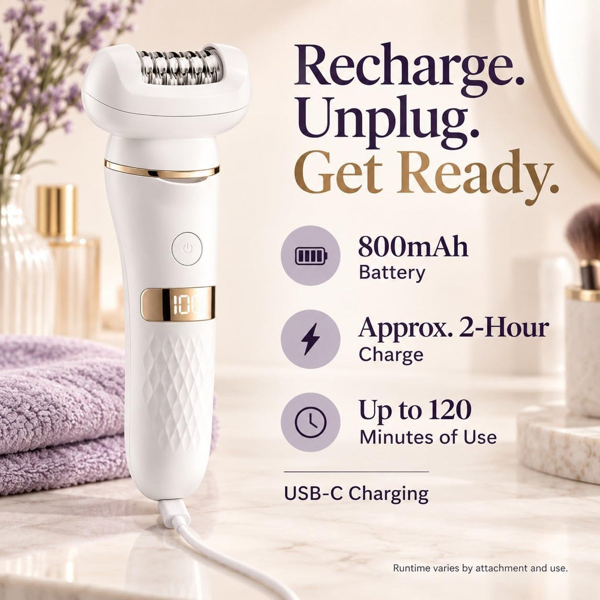 5-in-1 Electric Shaver IPX7 Waterproof V450