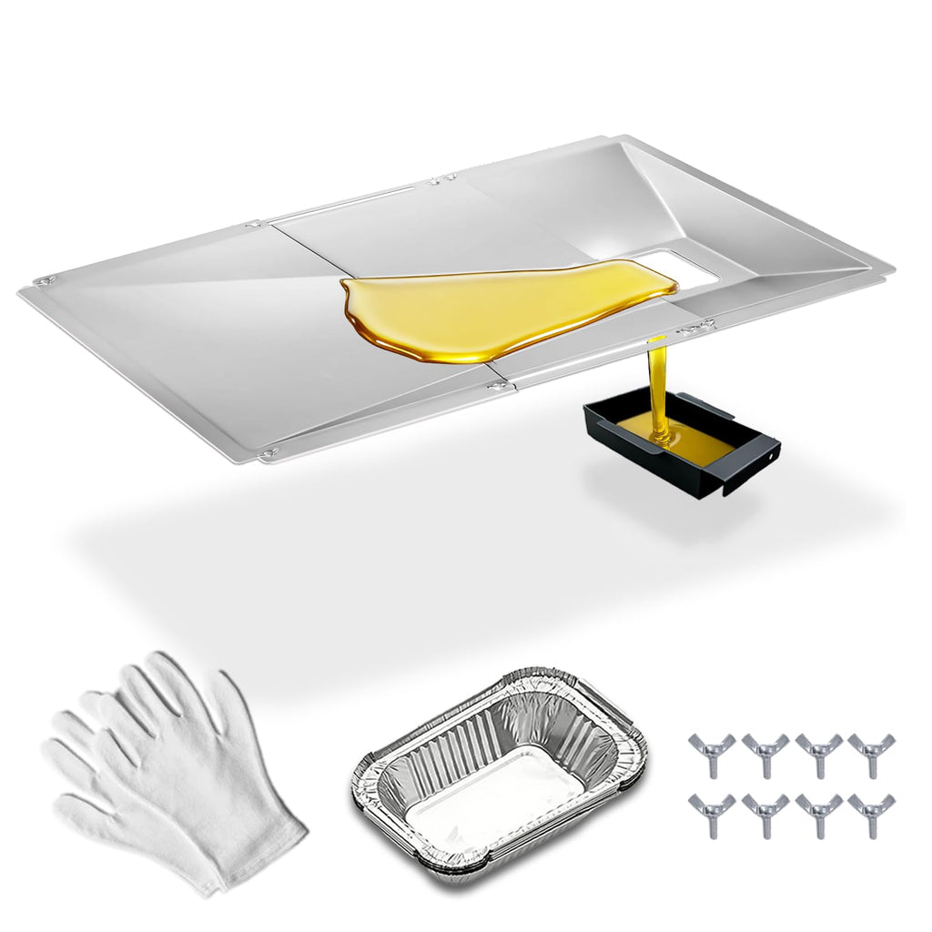 Adjustable Grease Tray with Catch Pan for Gas Grills T687035