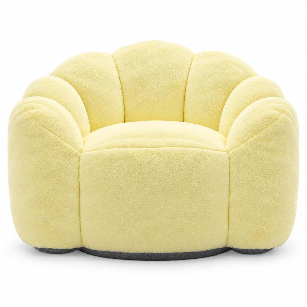 Yellow Memory Foam Bean Bag Chair F3569