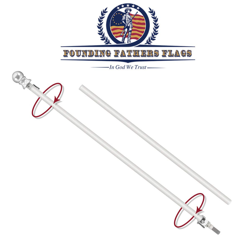 6ft Spinning Flag Pole L133860