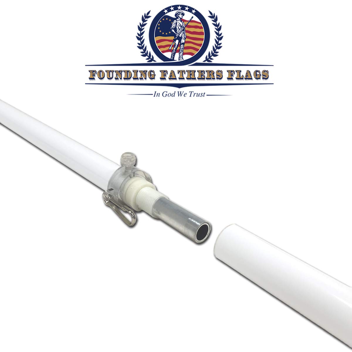 6ft Spinning Flag Pole L133860