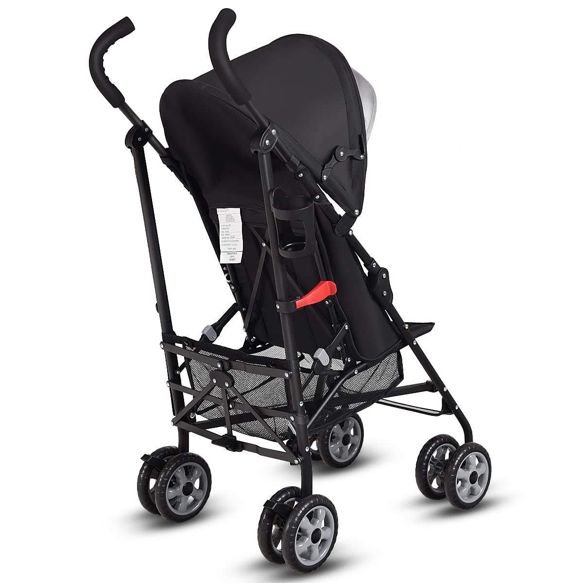 Lightweight Compact Foldable Stroller with Canopy and Cup Holder C94610