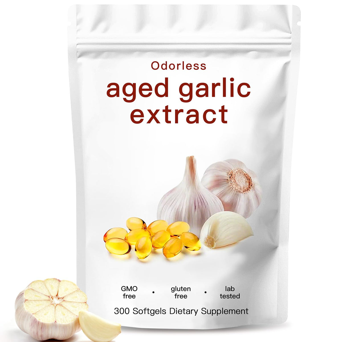 Odorless Organic Garlic Capsules D90548