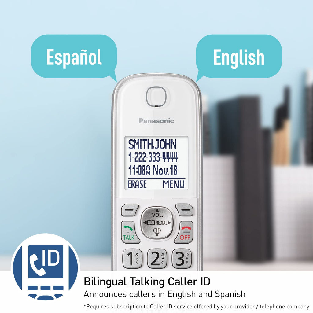 Expandable Cordless Phone with Answering Machine and Call Block, 2 Handsets T2808