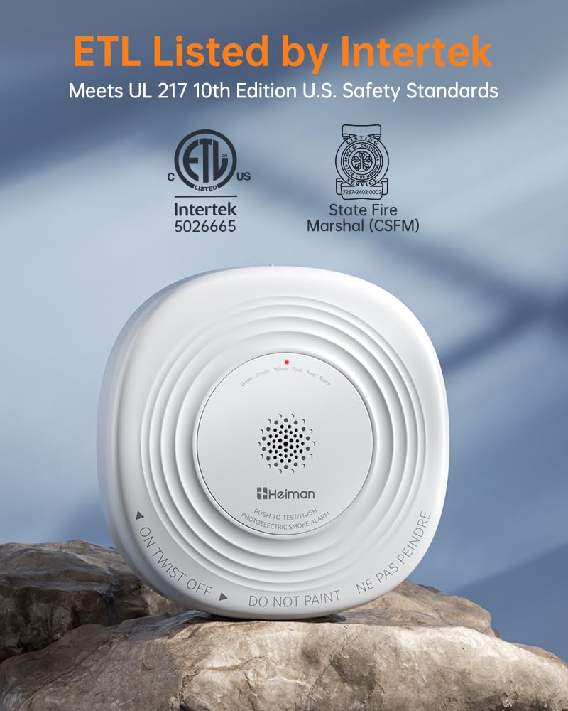 Smoke Detector 10 Year Battery 1-Pack X859