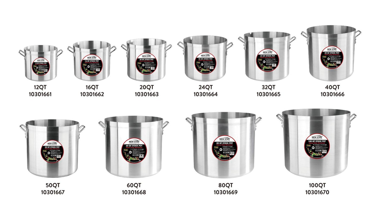 60 Qt Aluminum Stock Pot A979