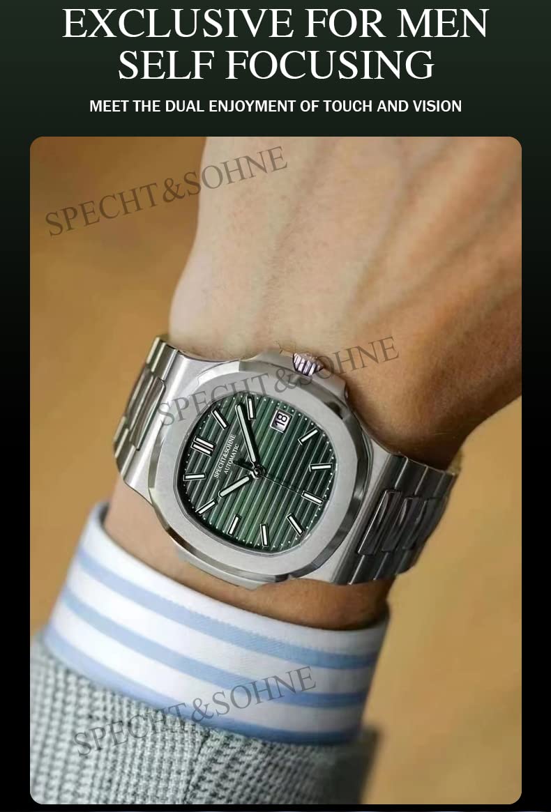 Mens Mechanical Watch Automatic Sapphire Crystal 40MM C49443