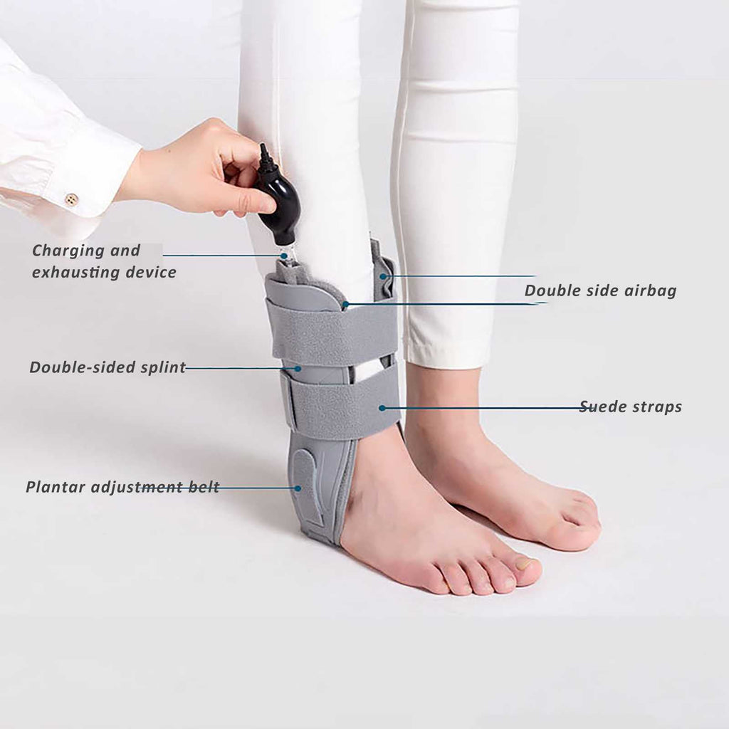Tall Pneumatic Walking Boot Orthopedic CAM Air Walker Inflatable Leg Cast R866815