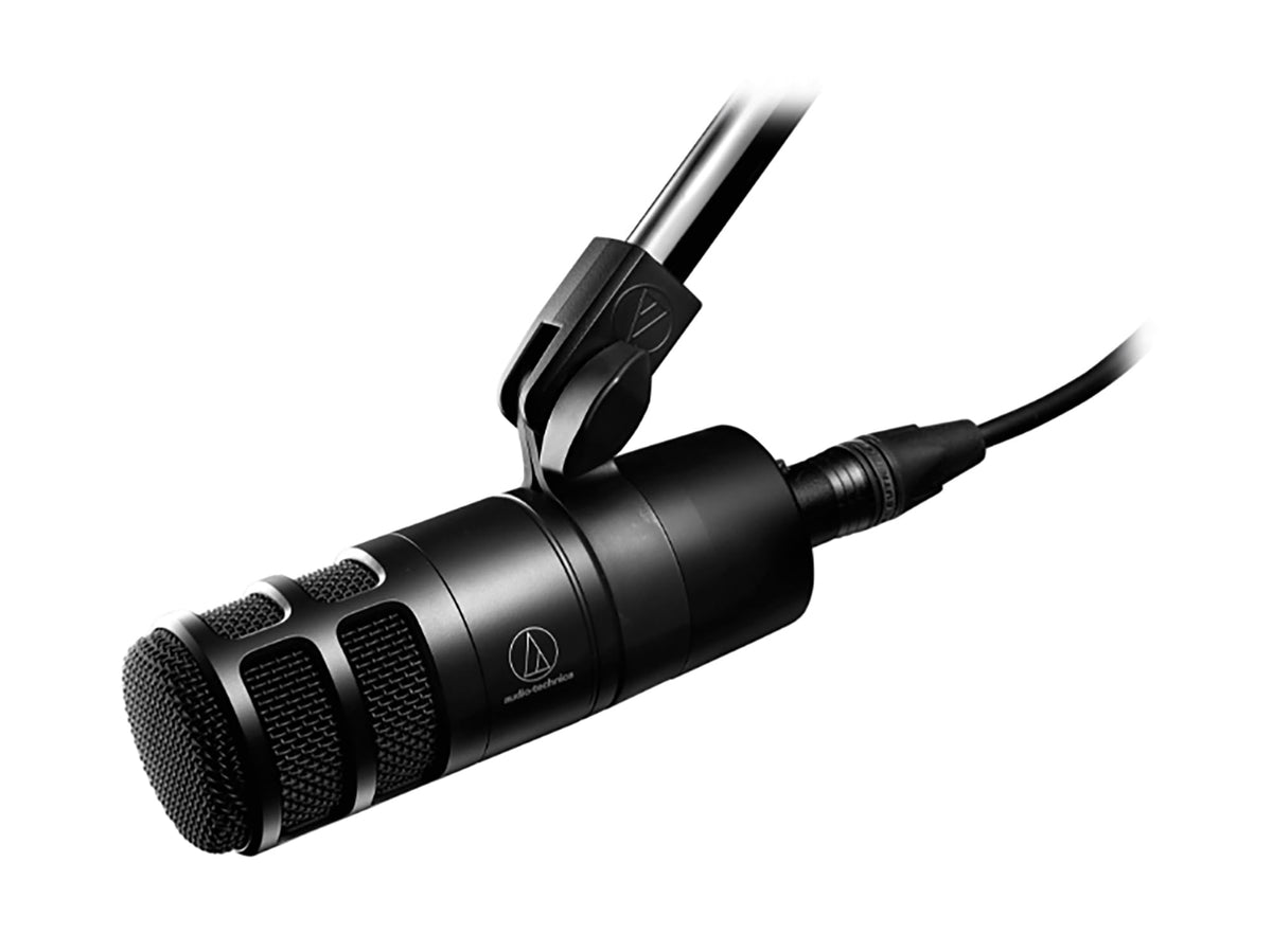 Hypercardioid Dynamic Podcast Microphone Bundle with Pop Filter, Boom Arm, XLR Cable W9278