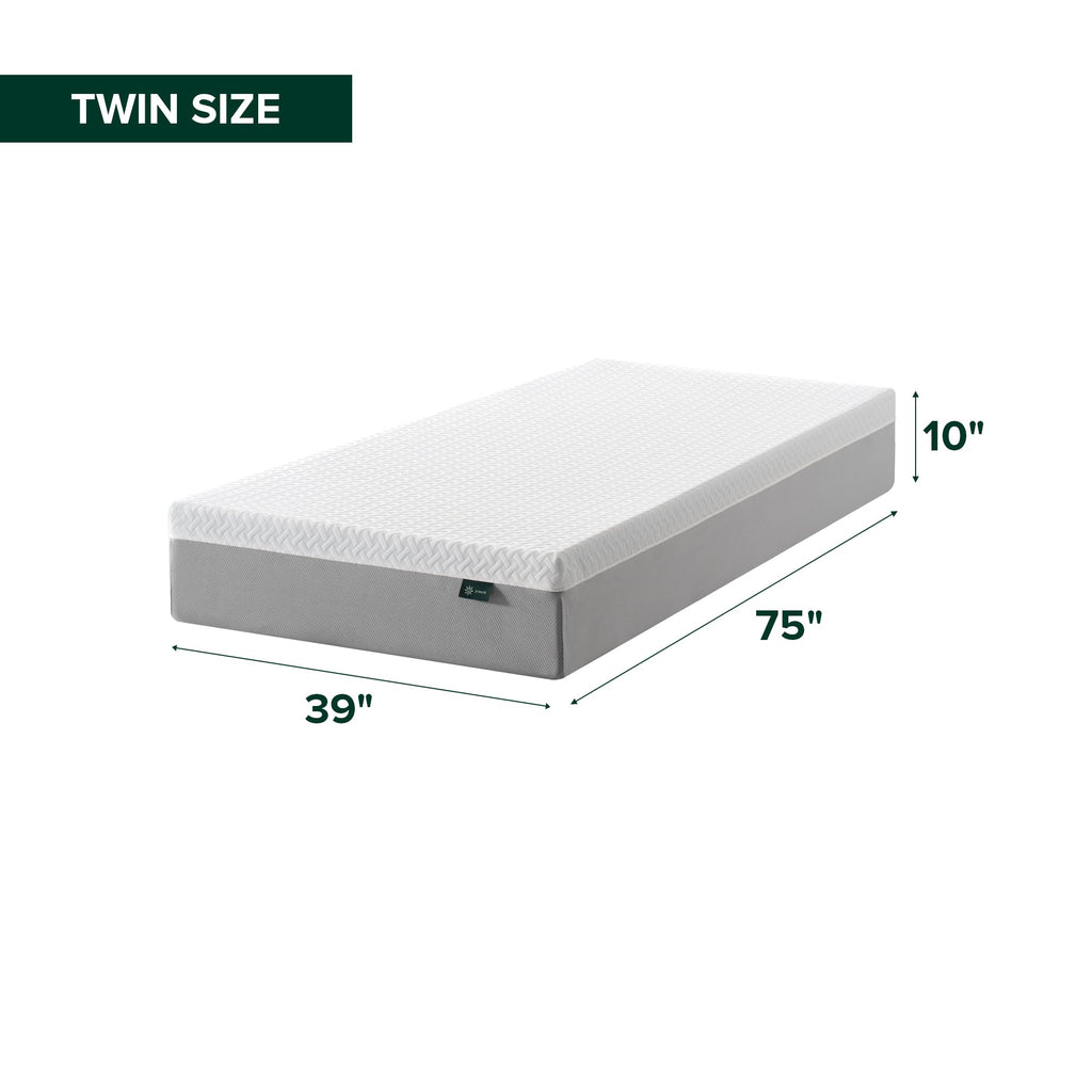 10 Inch Twin Memory Foam Mattress J3294