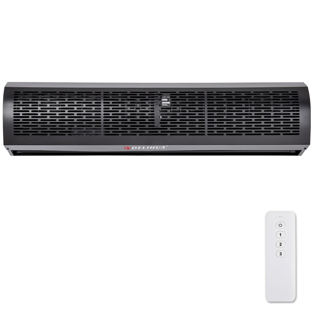 48 Inch Black Air Curtain Fan with Magnetic Door Switch Z62190