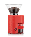 Electric Conical Burr Coffee Grinder, 12 Grind Settings, Red J5386