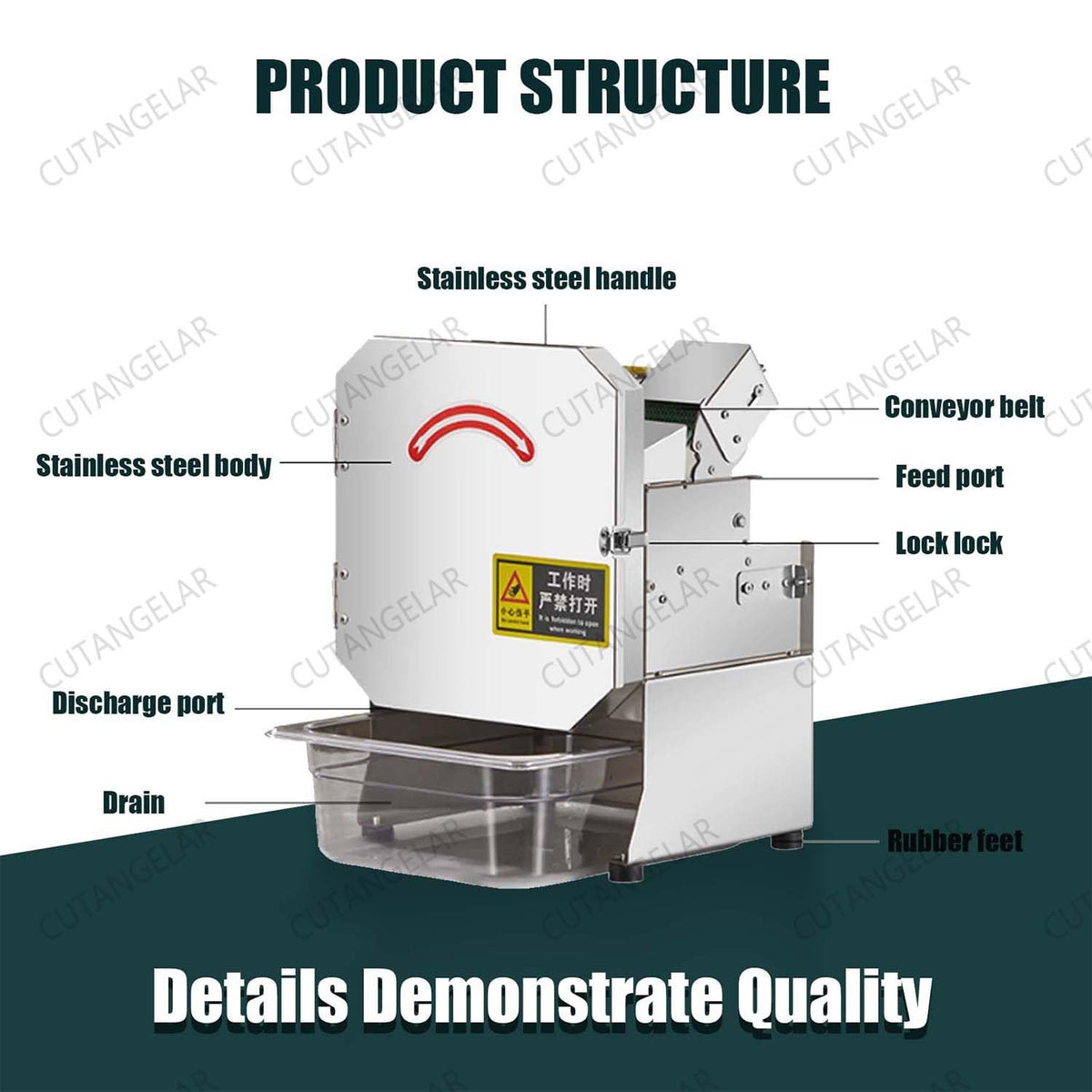 Compact Electric Vegetable Cutter O448389