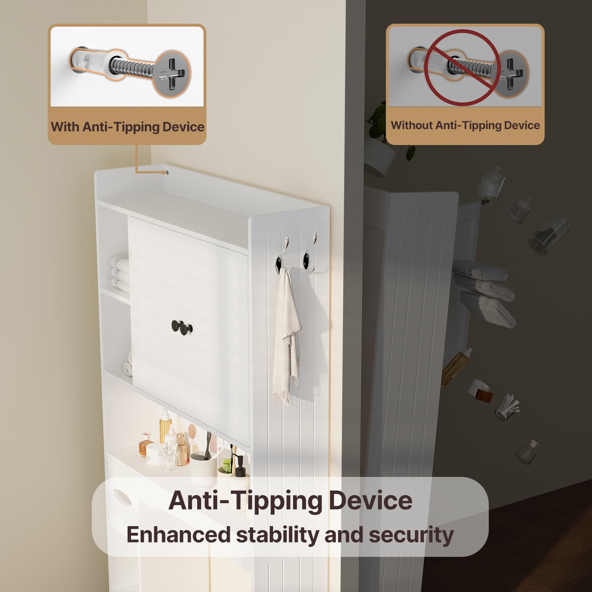 Over The Toilet Storage Cabinet Q937