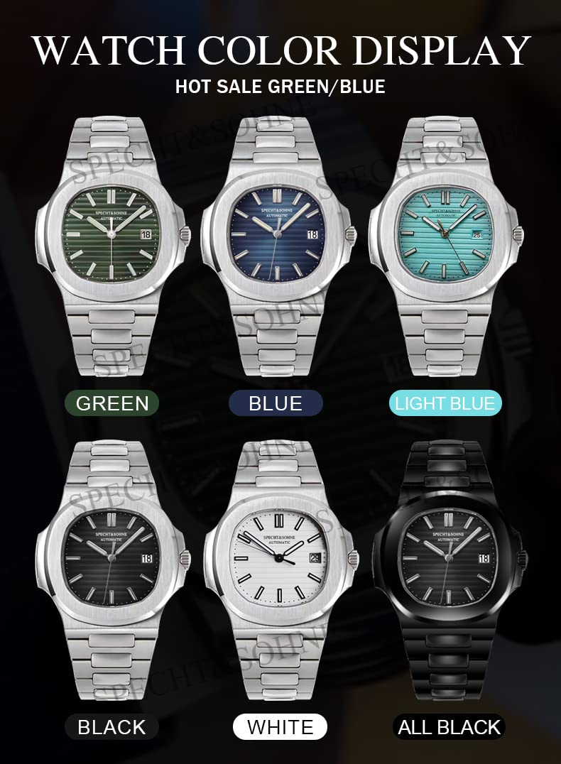 Mens Mechanical Watch Automatic Sapphire Crystal 40MM C49443