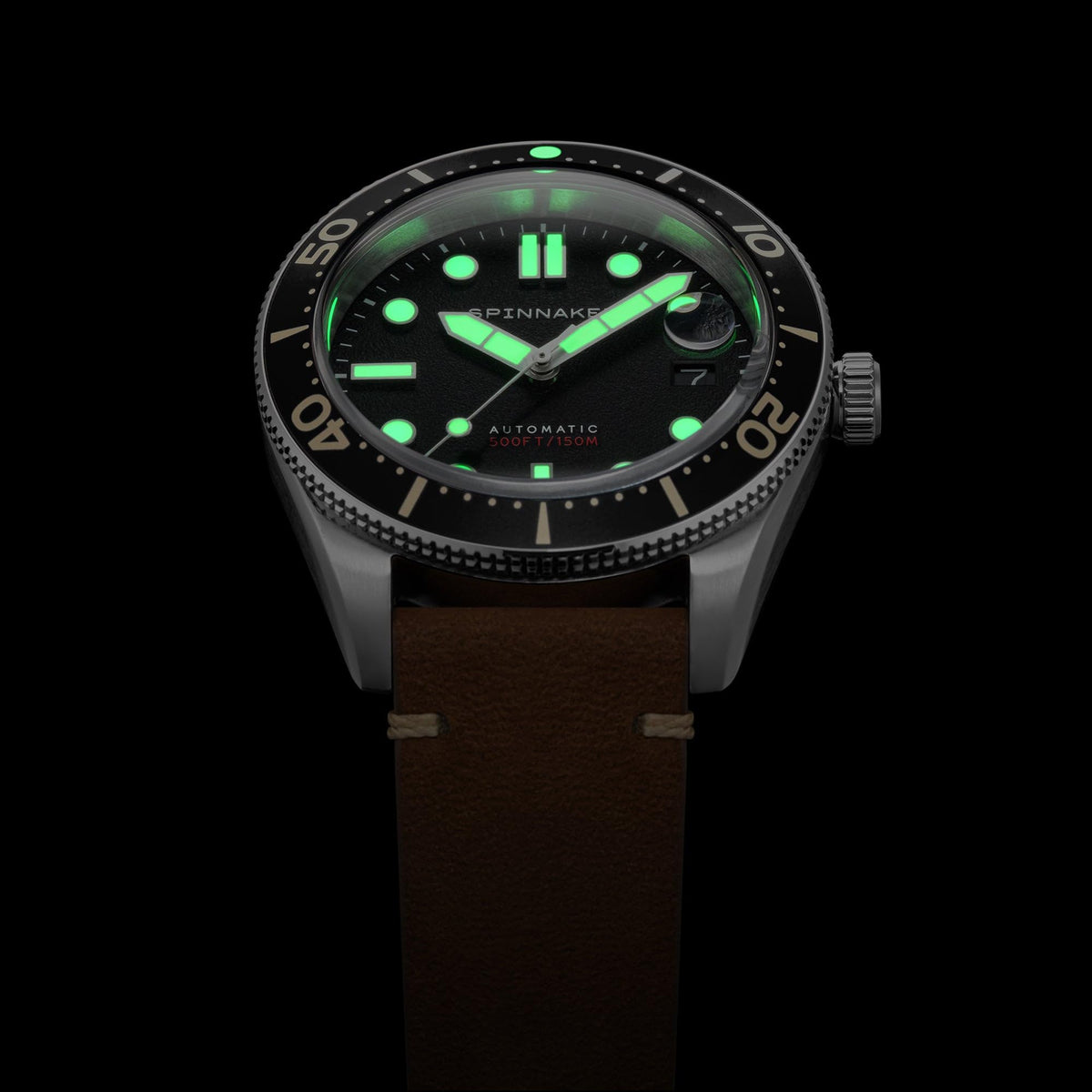 Men's Automatic Dive Watch 40mm Stainless Steel 150m D418