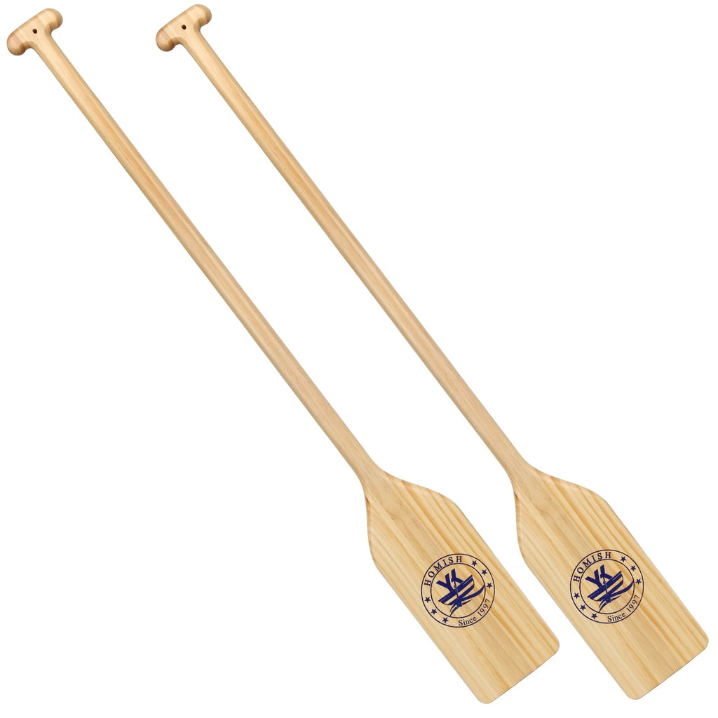 4 ft Wooden Canoe Paddles with Ergonomic Grip F539
