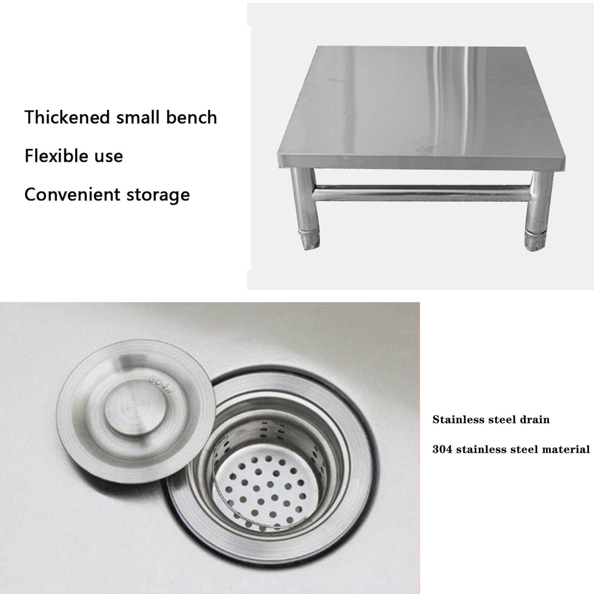 Stainless Steel Dog Washing Station with Sliding Door D4812