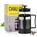 12OZ Glass Stainless Steel French Press Coffee Maker D58120