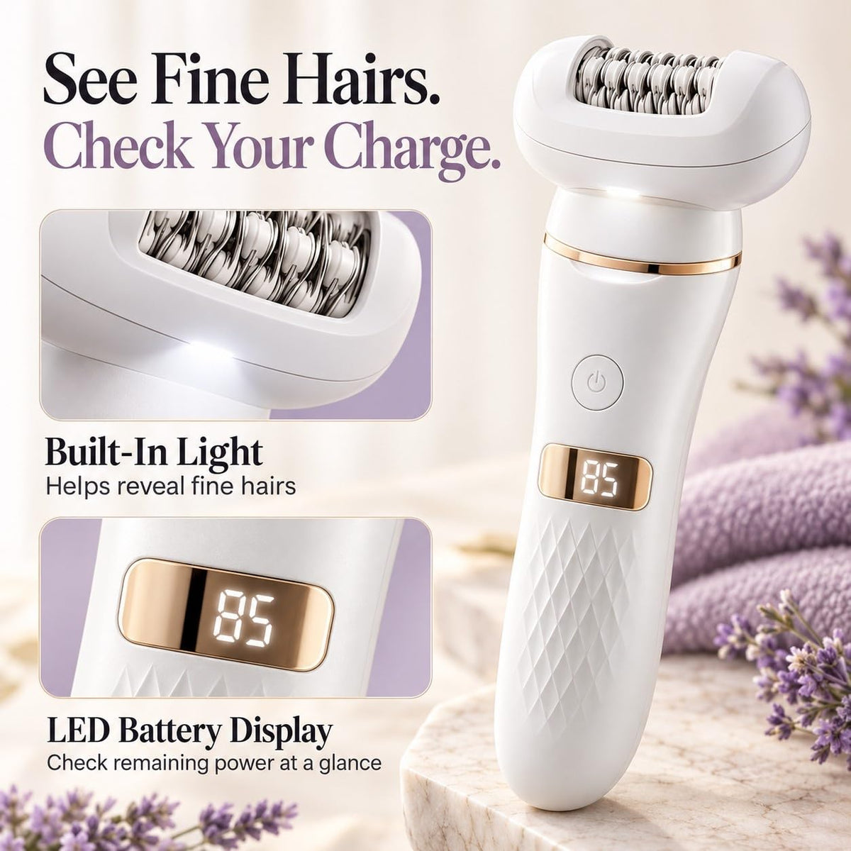 5-in-1 Electric Shaver IPX7 Waterproof V450
