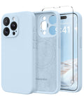 Light Blue Silicone iPhone 13 Pro Max Case N558297