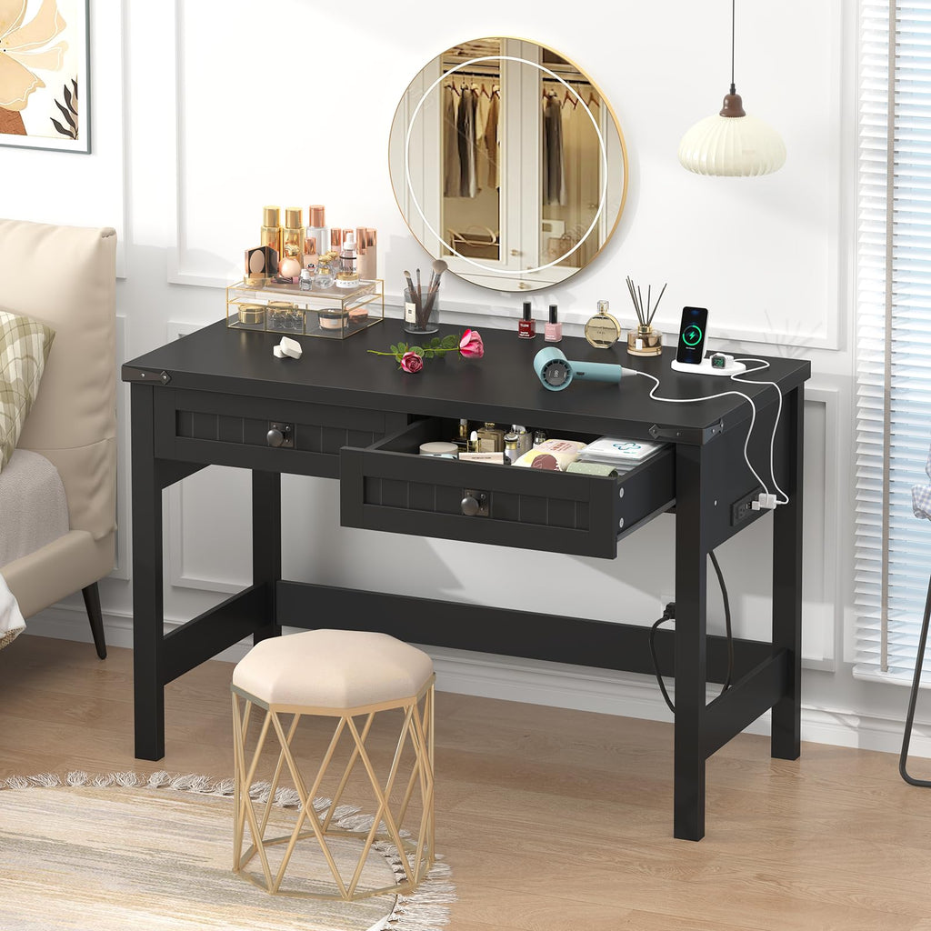 39 Inch Small Computer Desk with Drawers L955228