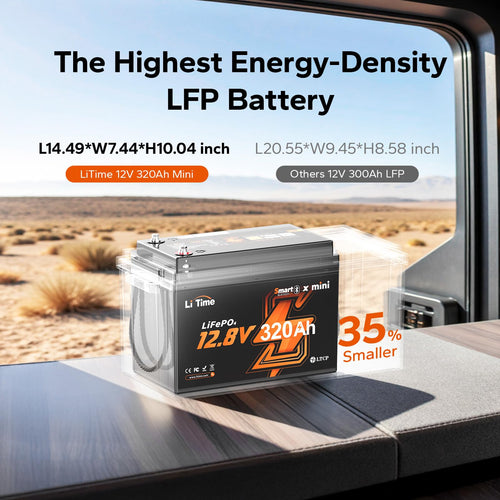 12V 320Ah Mini LiFePO4 Battery with Bluetooth N5603