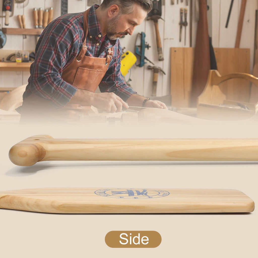 4 ft Wooden Canoe Paddles with Ergonomic Grip F539