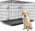 42” X-Large Heavy-Duty Dog Crate with Divider Panel H66900