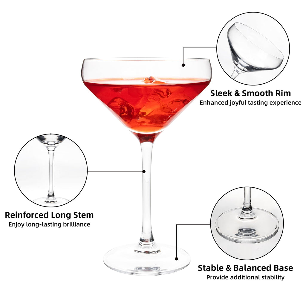 12Oz Martini Glasses Set of 6 T97957