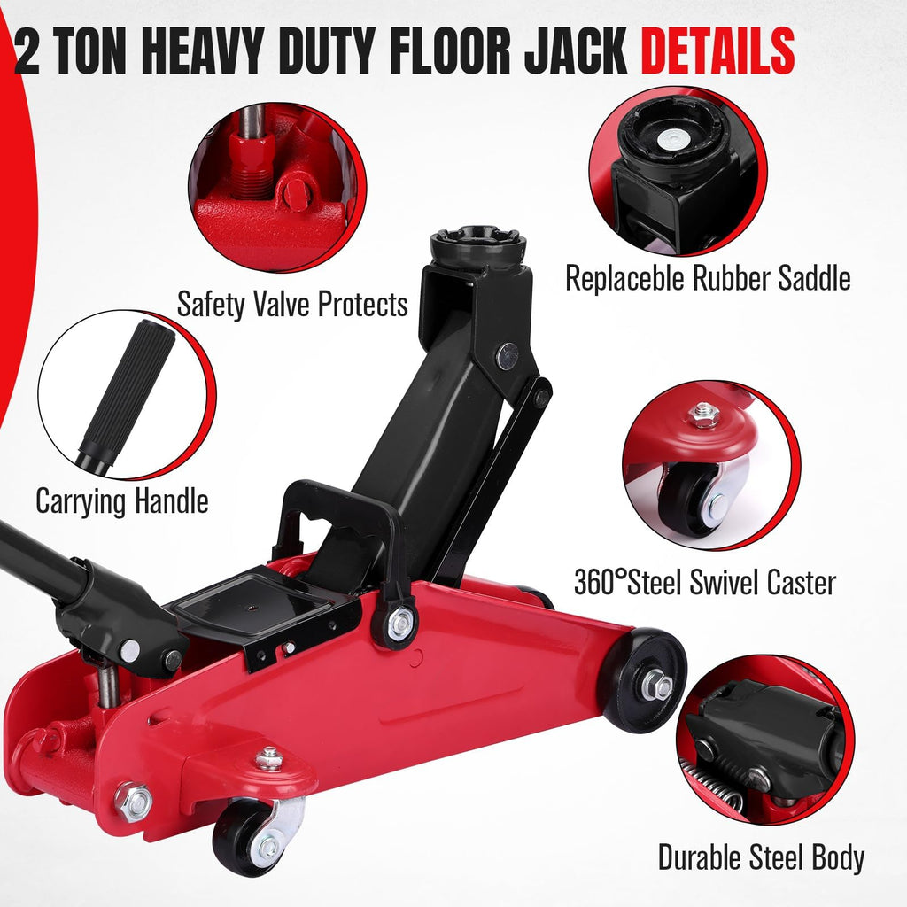 2 Ton Low Profile Hydraulic Floor Jack Q152664