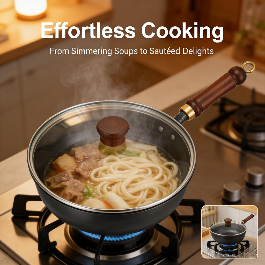Cast Iron Skillet with Glass Lid N6742