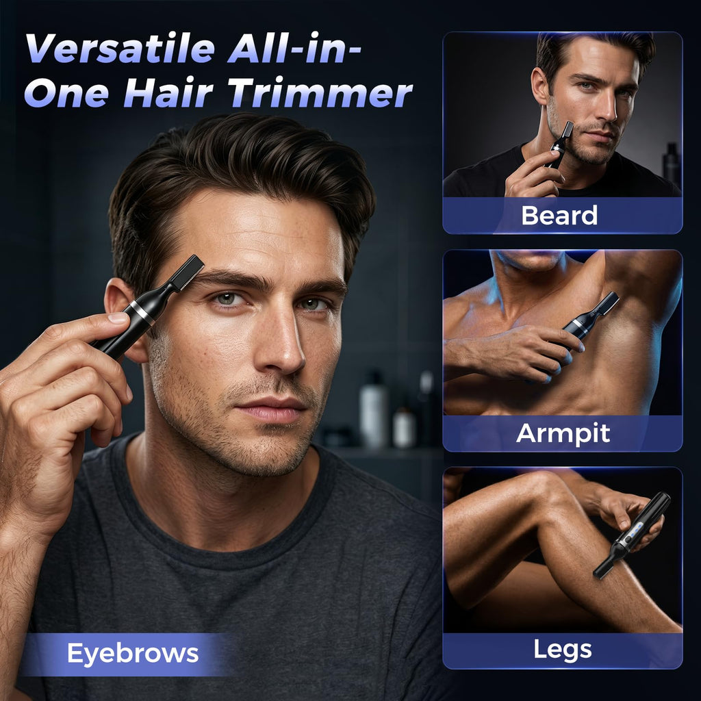 Electric Rechargeable Eyebrow Trimmer with Rinseable Blade D93260