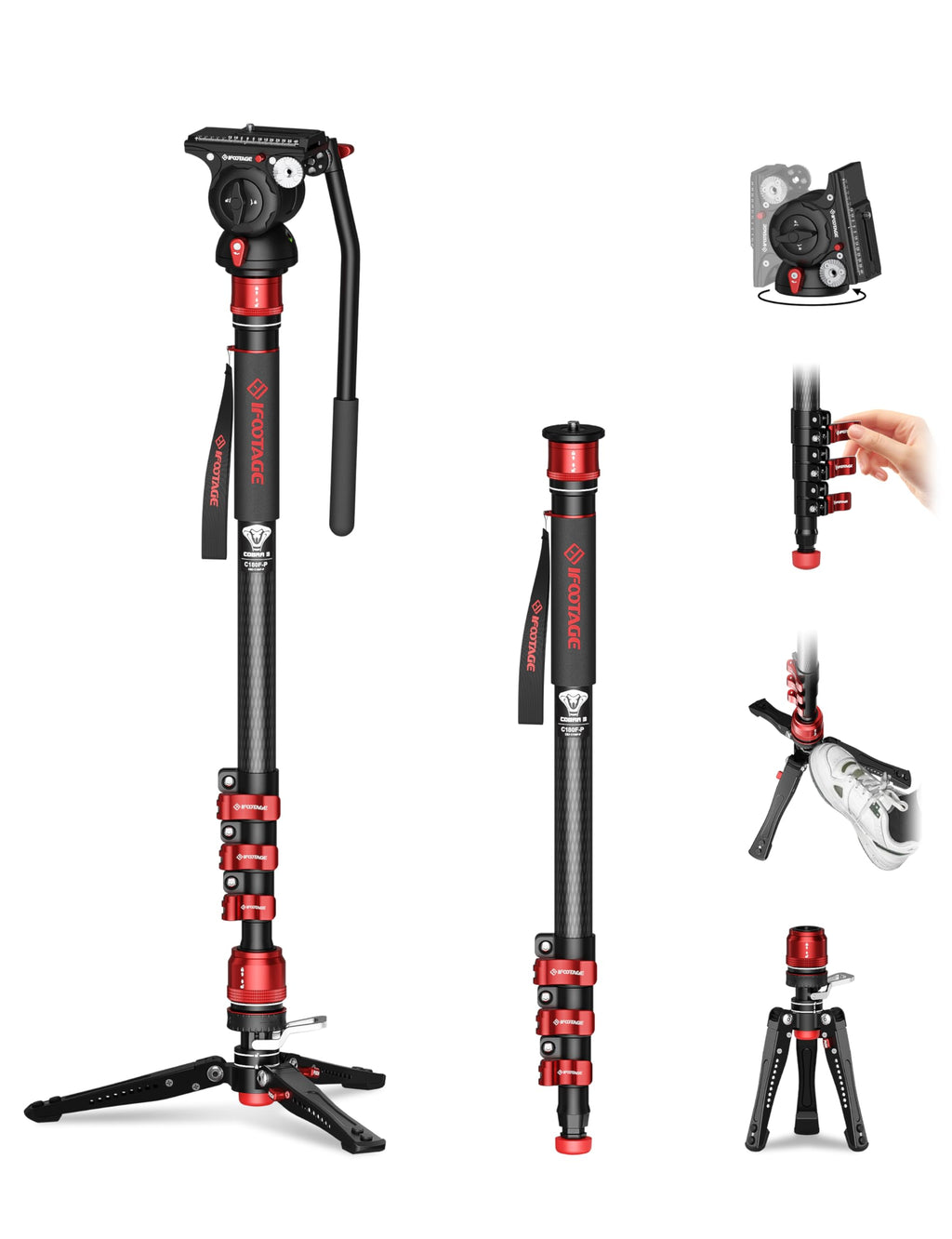 Carbon Fiber Monopod O8075