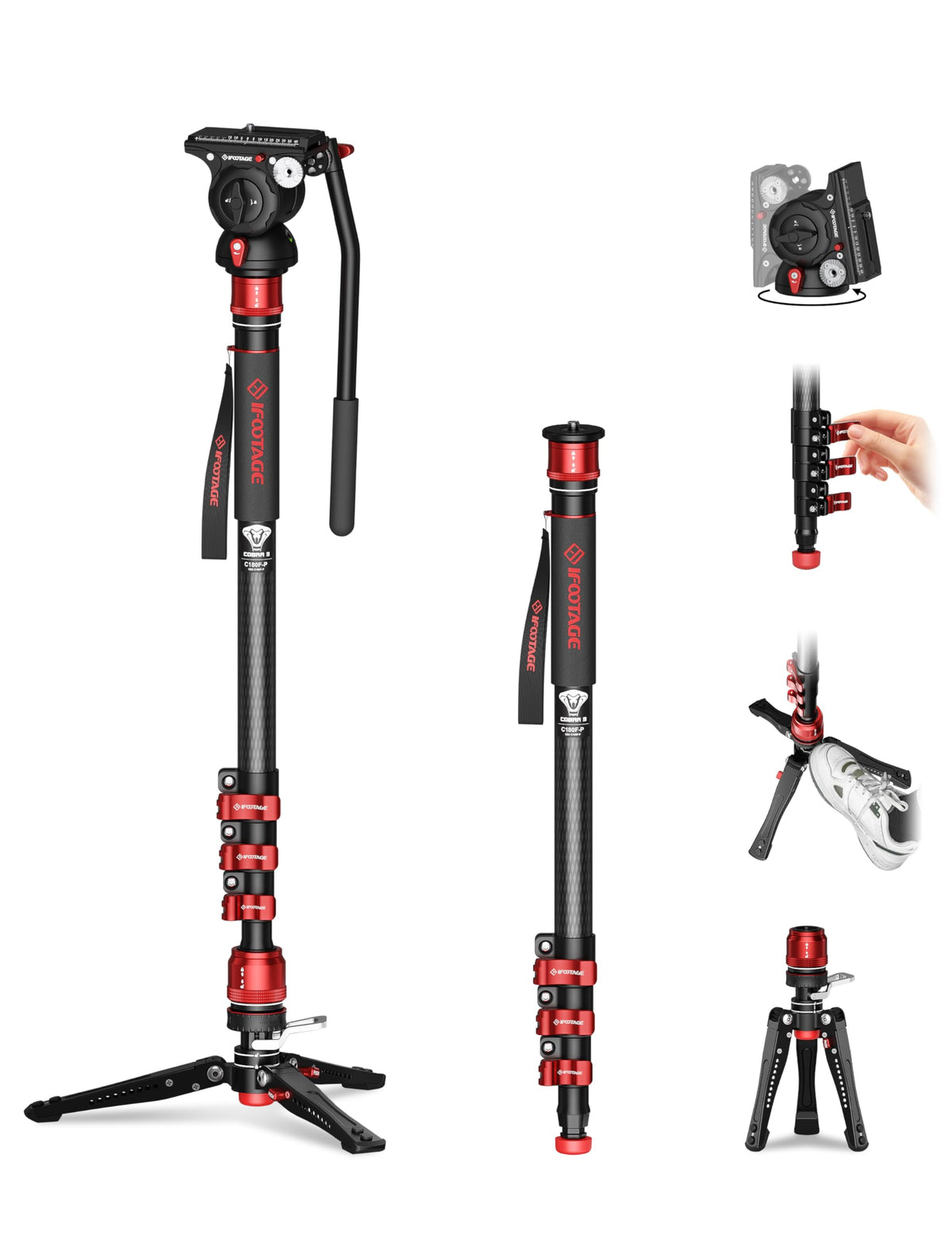 Carbon Fiber Monopod O8075