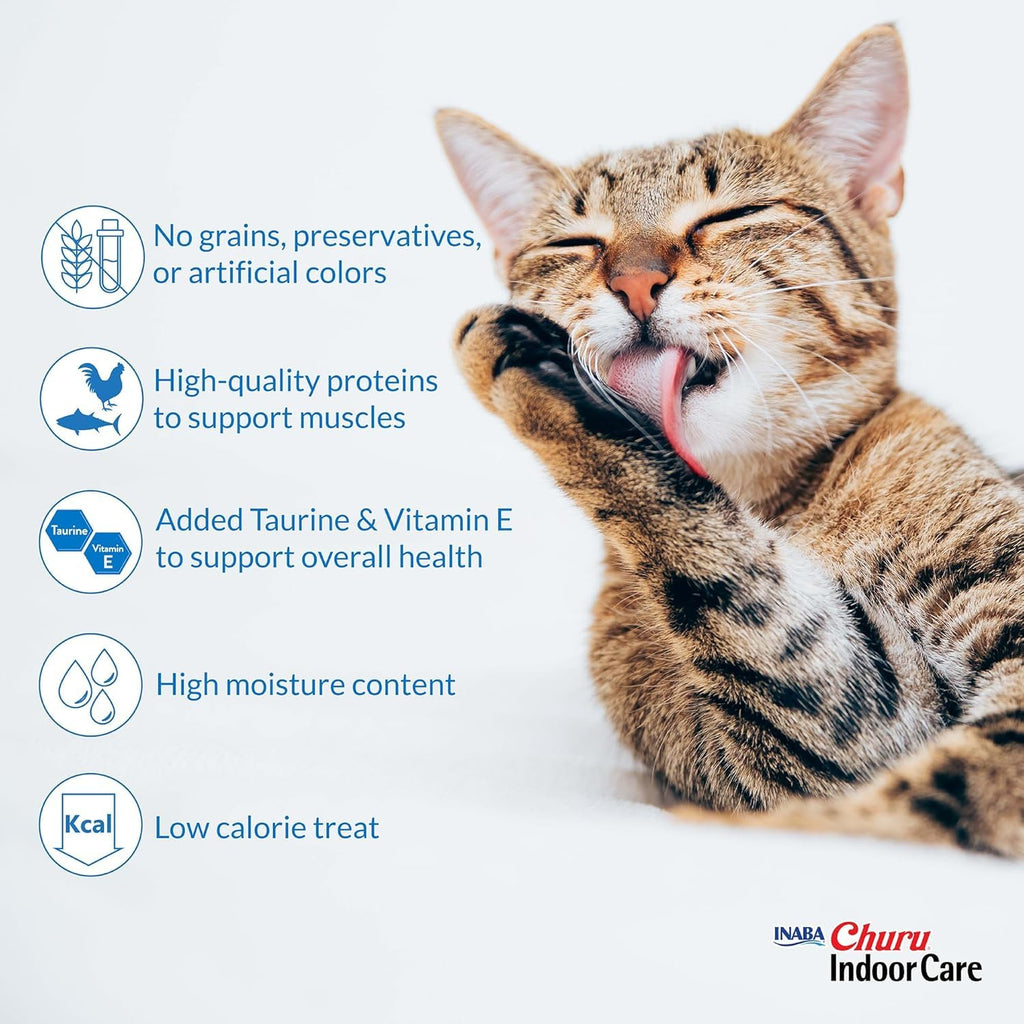 Creamy Lickable Purée Cat Treat with Taurine & Vitamin E, 0.5 oz, 4 Tubes E748679