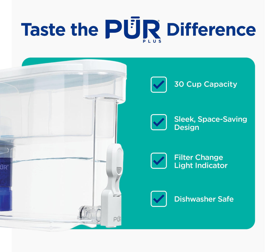 White Water Filter Dispenser with Filter G684