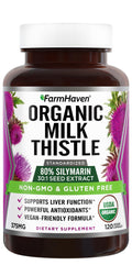Organic Milk Thistle 120 Vegan Capsules Q21230