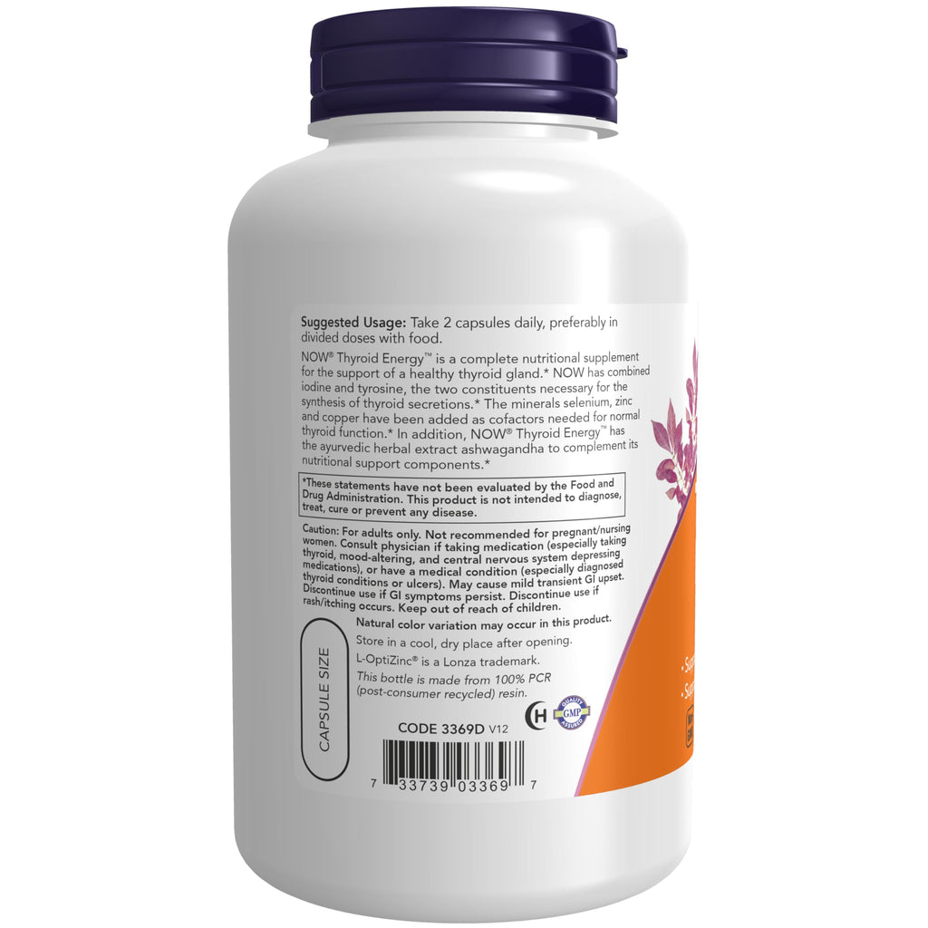Iodine and Tyrosine 180 Veg Caps Y777