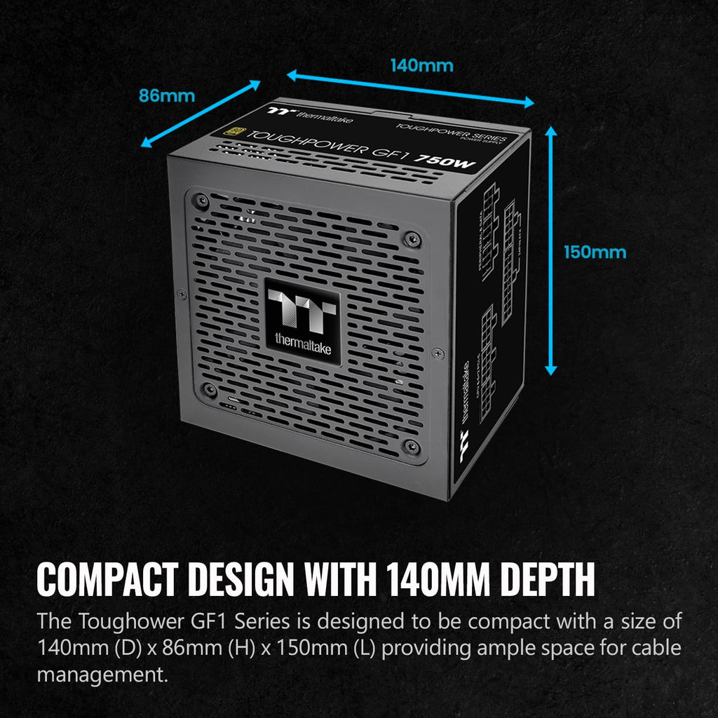 Fully Modular ATX 750W Power Supply 80 Plus Gold T304
