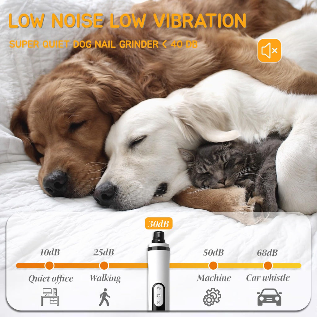 Silent Rechargeable Electric Pet Nail Grinder I640