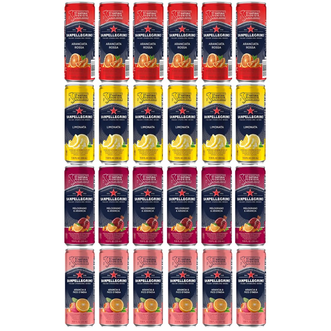 Sparkling Fruit Beverages Variety Pack, 11.15 fl oz Cans, 24 Pack D1276